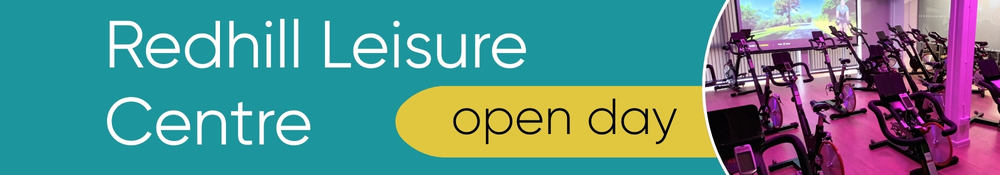Redhill Leisure Centre webpage banner